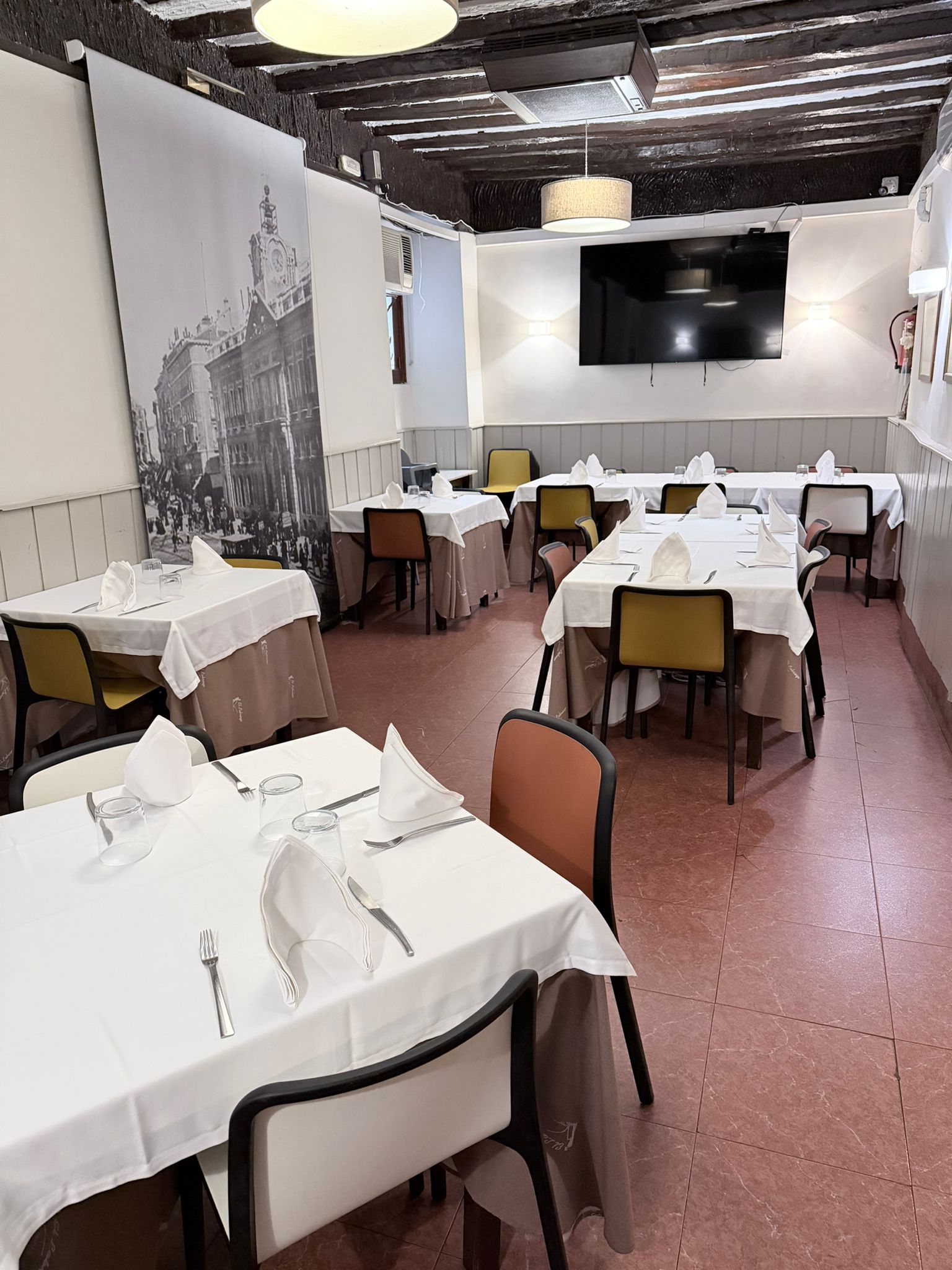 Segunda sala de El Labriego, la que se reserva para grupos